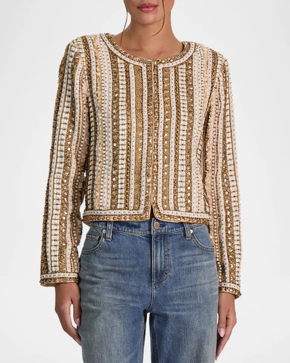 Alice + Olivia Kidman Embellished Jacket | Thumbnail 4 Alice + Olivia Kidman Embellished Jacket | Thumbnail 4