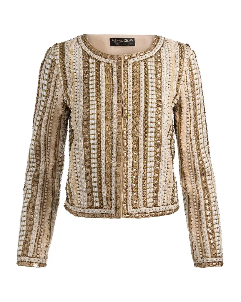 Alice + Olivia Kidman Embellished Jacket | Image 1 Alice + Olivia Kidman Embellished Jacket | Image 1