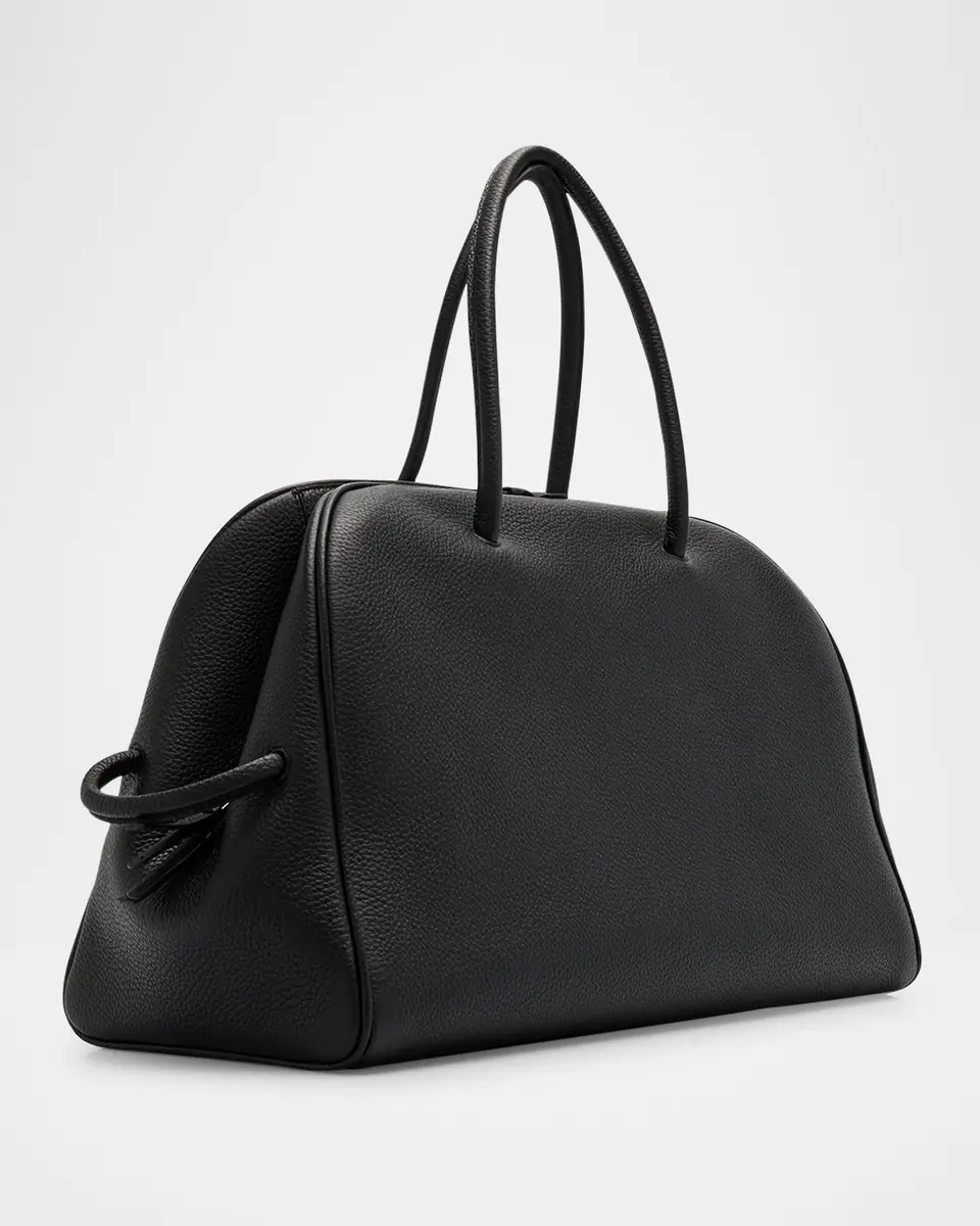 Jacquemus Men's Le Grand Turismo Large Leather Bowling Bag | Thumbnail 2
