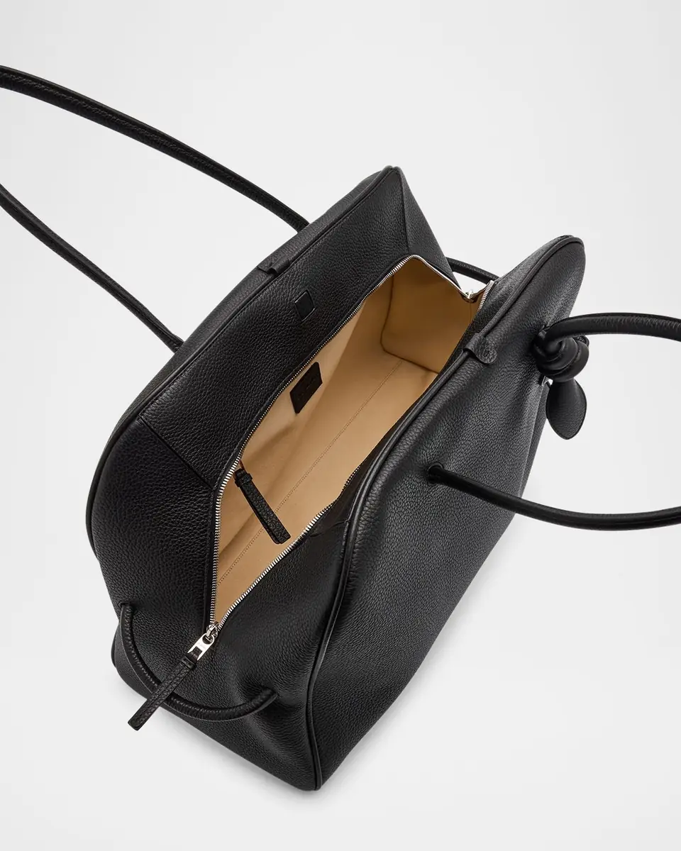 Jacquemus Men's Le Grand Turismo Large Leather Bowling Bag | Thumbnail 3