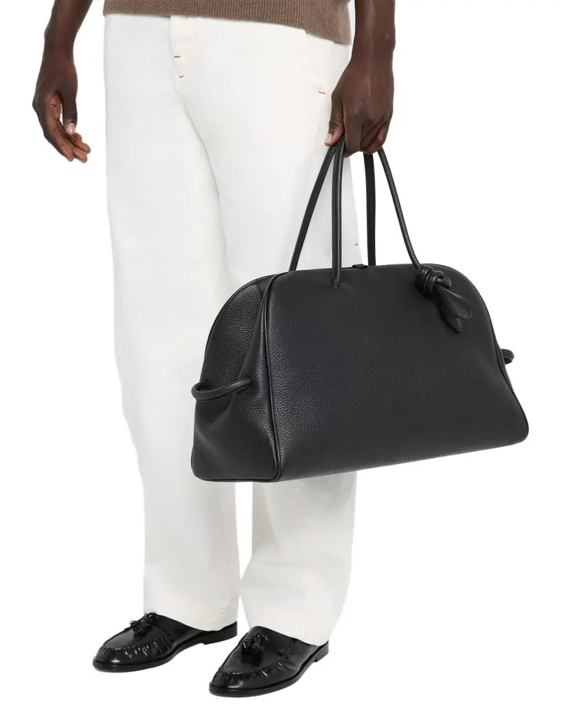 Jacquemus Men's Le Grand Turismo Large Leather Bowling Bag