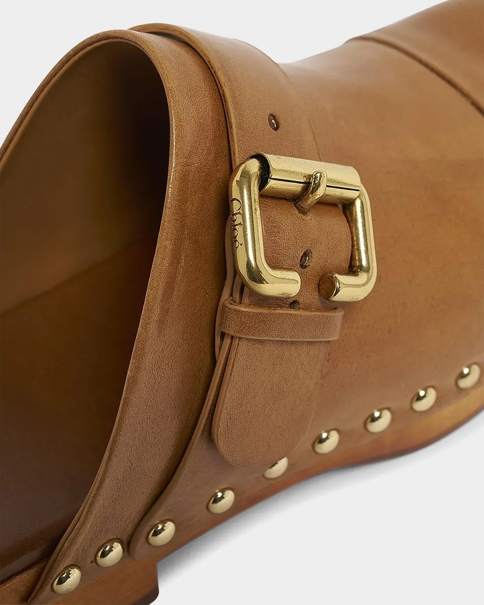Chloé 40mm Jeannette Leather Clogs | Thumbnail 5 Chloé 40mm Jeannette Leather Clogs | Thumbnail 5