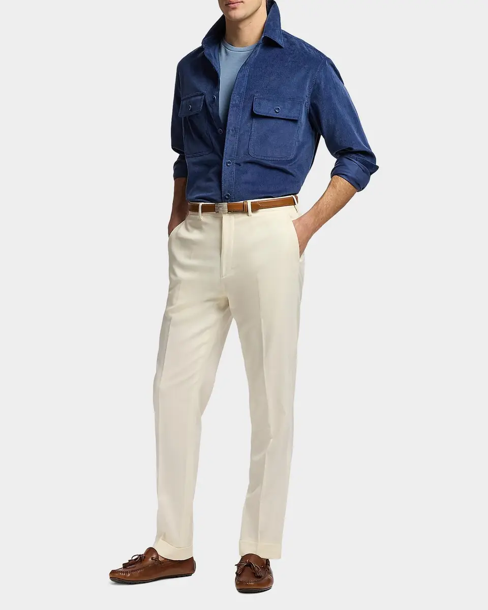 Ralph Lauren Purple Label Men's Fine-Wale Corduroy Shirt | Thumbnail 2 Ralph Lauren Purple Label Men's Fine-Wale Corduroy Shirt | Thumbnail 2