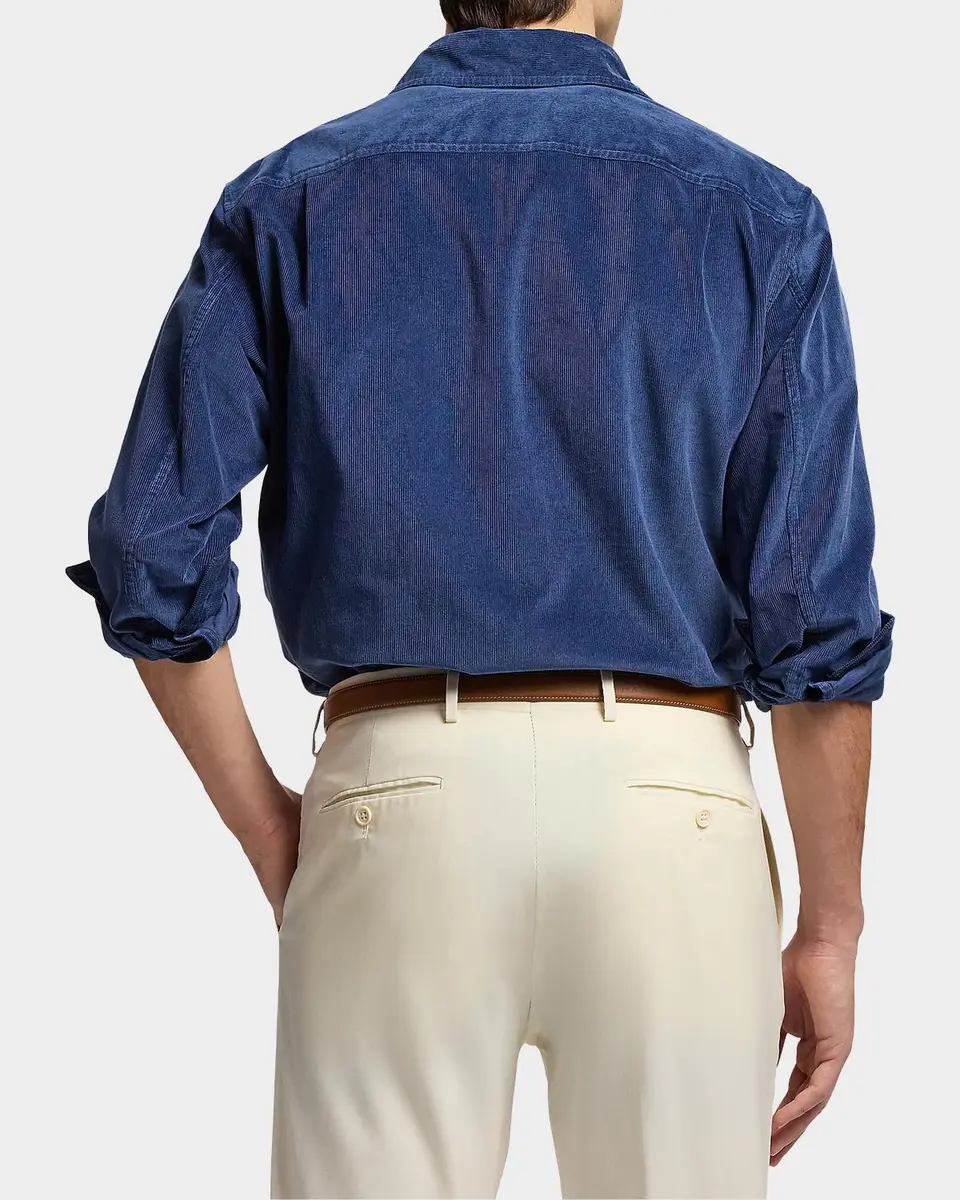 Ralph Lauren Purple Label Men's Fine-Wale Corduroy Shirt | Thumbnail 3 Ralph Lauren Purple Label Men's Fine-Wale Corduroy Shirt | Thumbnail 3
