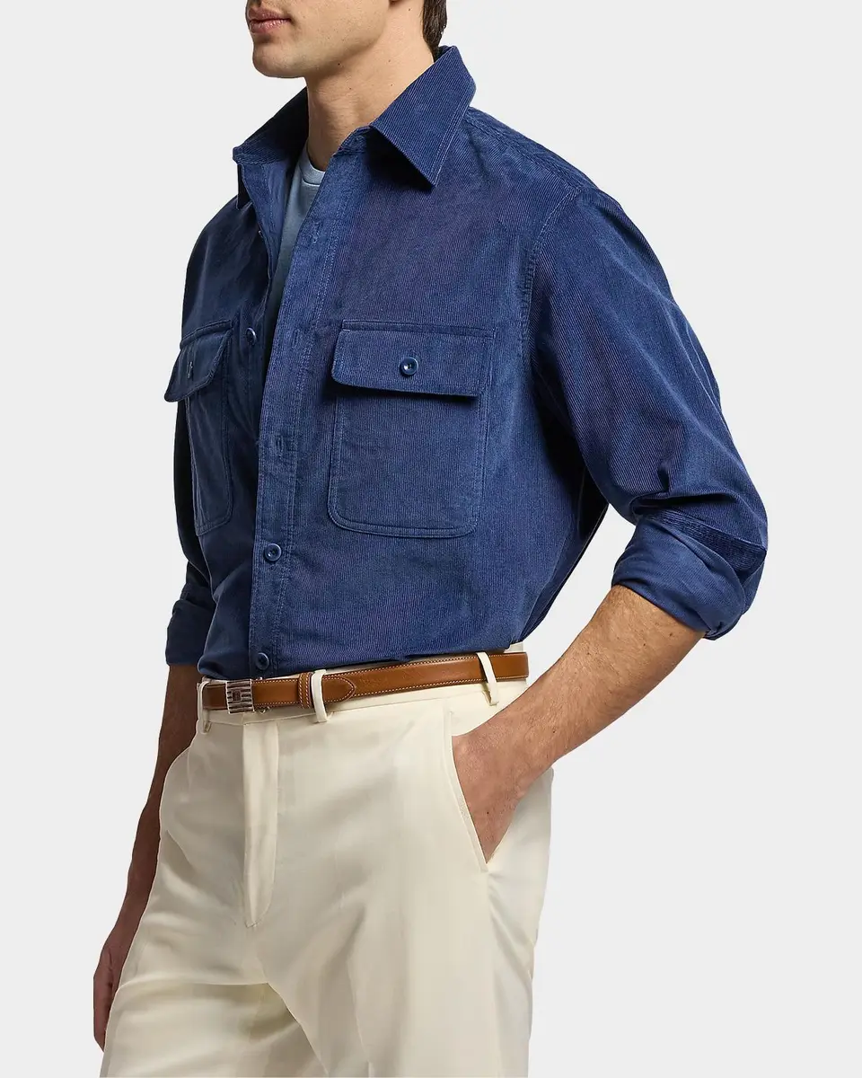Ralph Lauren Purple Label Men's Fine-Wale Corduroy Shirt | Thumbnail 6 Ralph Lauren Purple Label Men's Fine-Wale Corduroy Shirt | Thumbnail 6