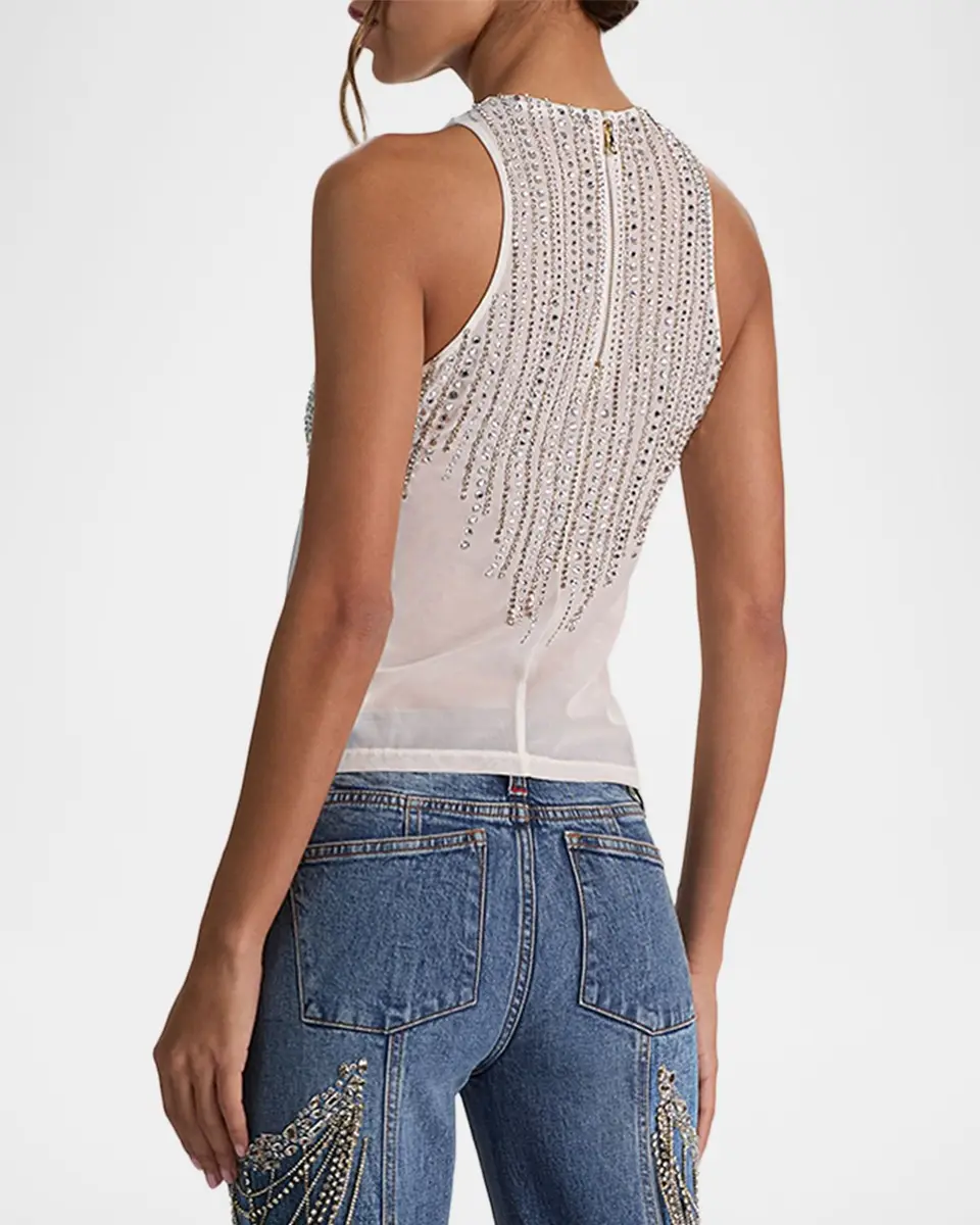 Alice + Olivia Pania Embellished Sleeveless Top | Thumbnail 3 Alice + Olivia Pania Embellished Sleeveless Top | Thumbnail 3