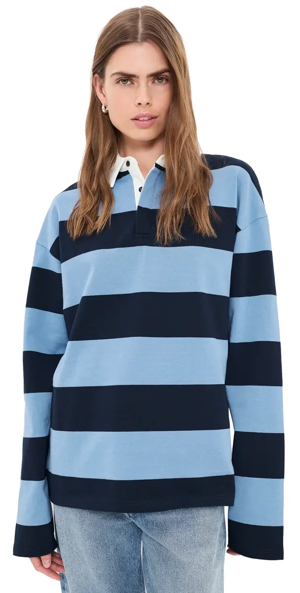LIONESS Outbound Jersey Polo Tee | Image 1 LIONESS Outbound Jersey Polo Tee | Image 1