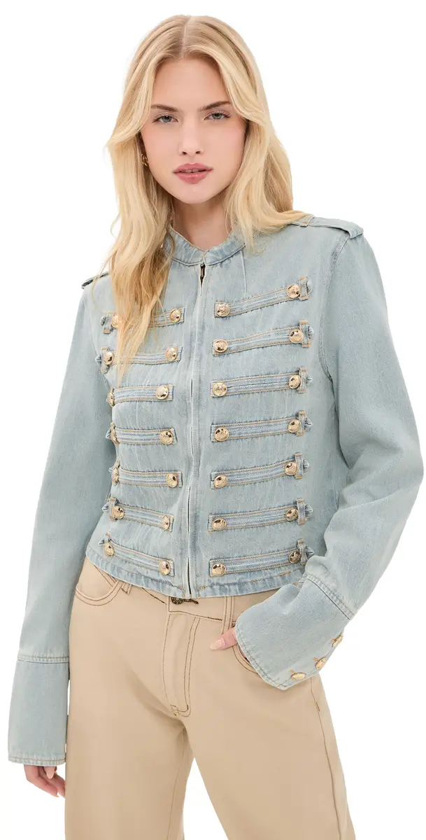 LIONESS Rush Hour Jacket ight Denim | Image 1 LIONESS Rush Hour Jacket ight Denim | Image 1