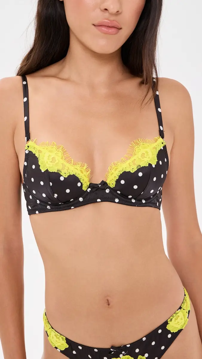 Fleur du Mal Juliet Lace Demi Bra | Thumbnail 2 Fleur du Mal Juliet Lace Demi Bra | Thumbnail 2