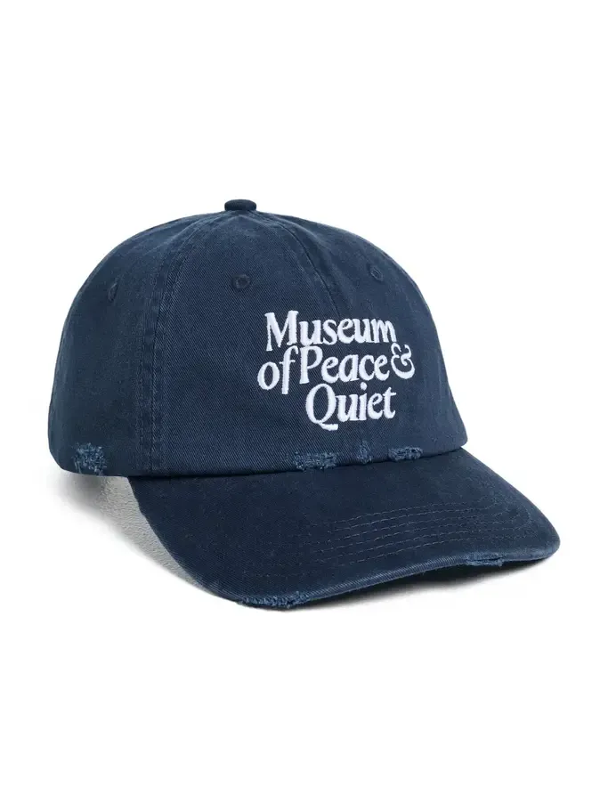 Museum of Peace and Quiet Mid Century Distressed Dad Cap