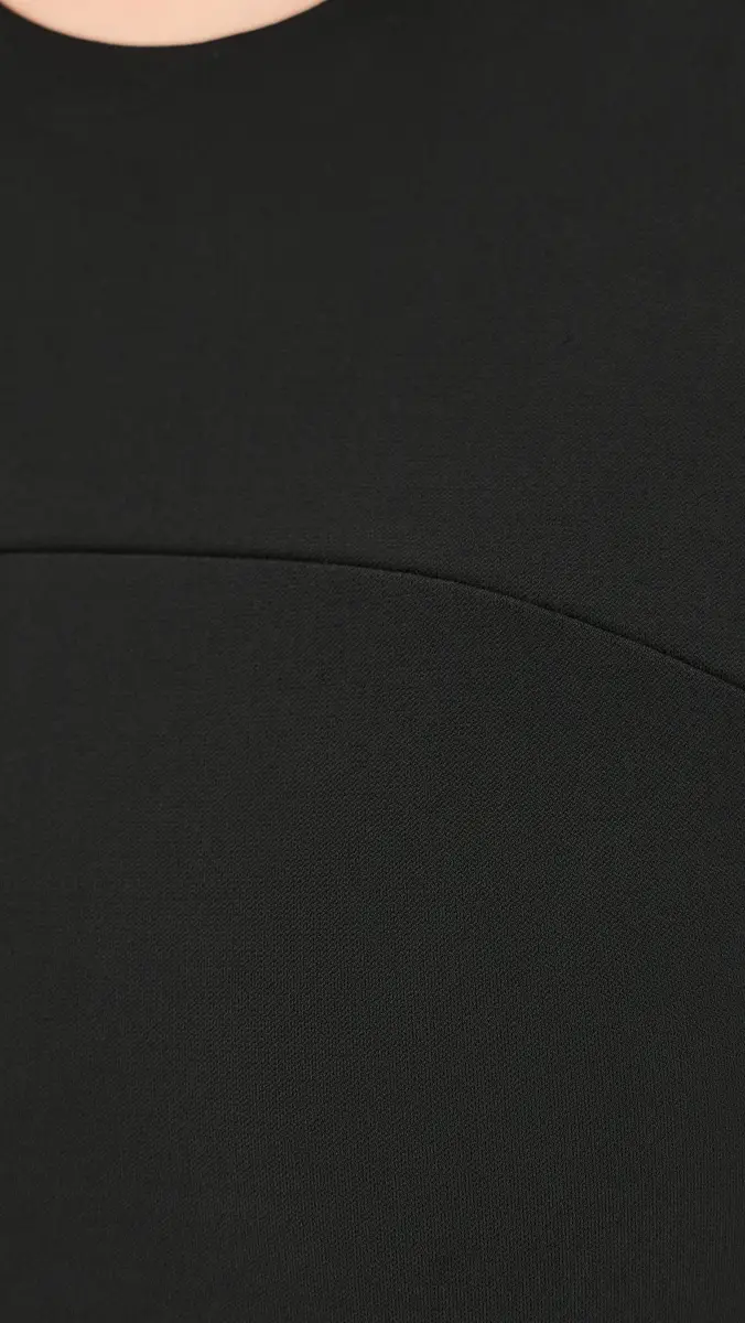 Jil Sander Crew Neck Dress Black | Thumbnail 6