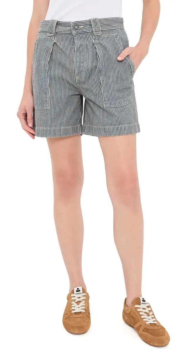 Isabel Marant Étoile Eveja Shorts Blue/White | Image 1 Isabel Marant Étoile Eveja Shorts Blue/White | Image 1