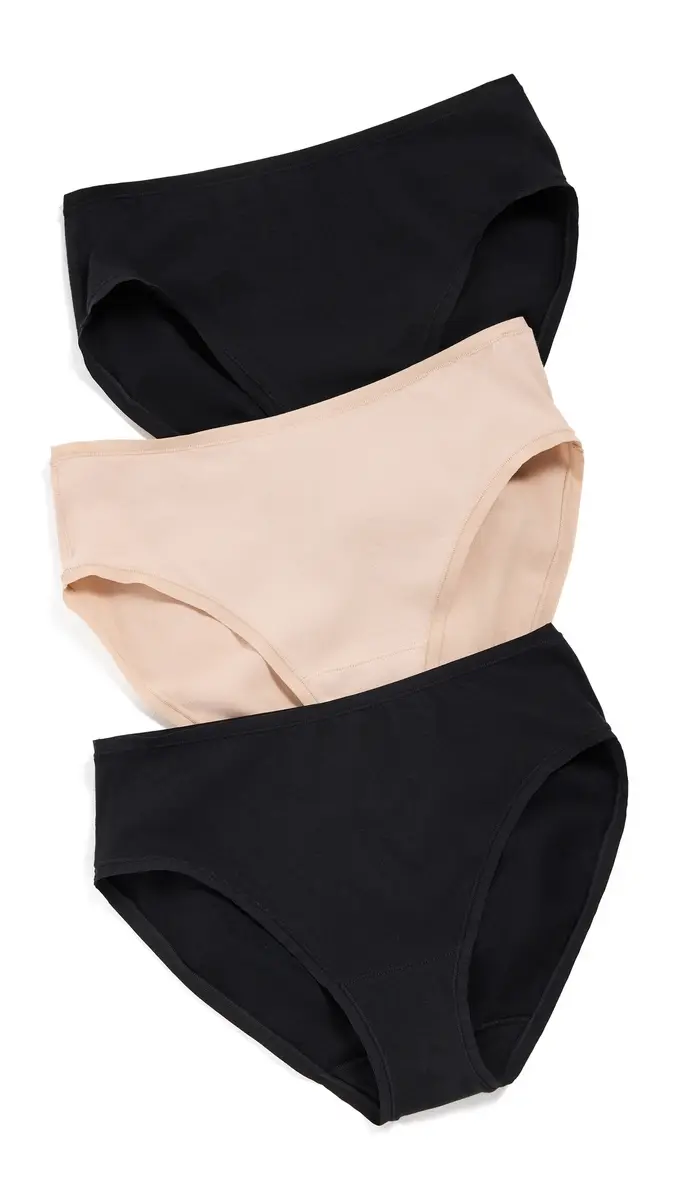 Natori Bliss Bare Cotton Hipster Briefs 3 Pack | Thumbnail 6