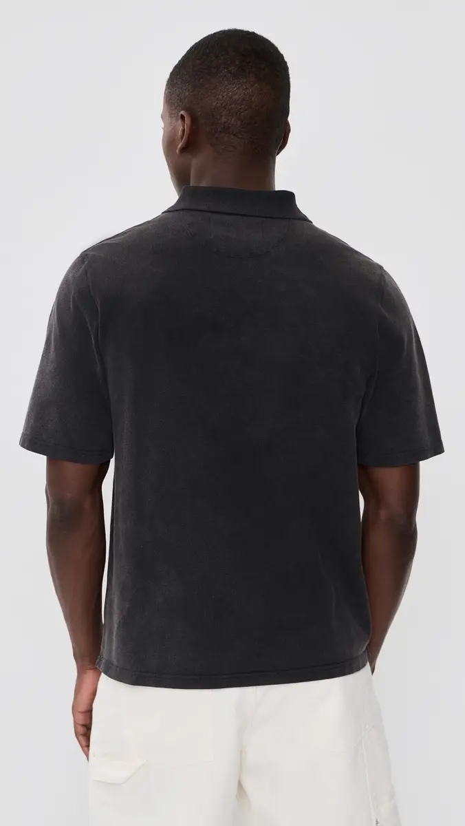 Corridor Washed Pique Polo Top | Thumbnail 3 Corridor Washed Pique Polo Top | Thumbnail 3