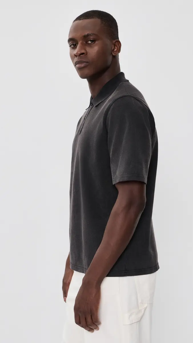 Corridor Washed Pique Polo Top | Thumbnail 4 Corridor Washed Pique Polo Top | Thumbnail 4