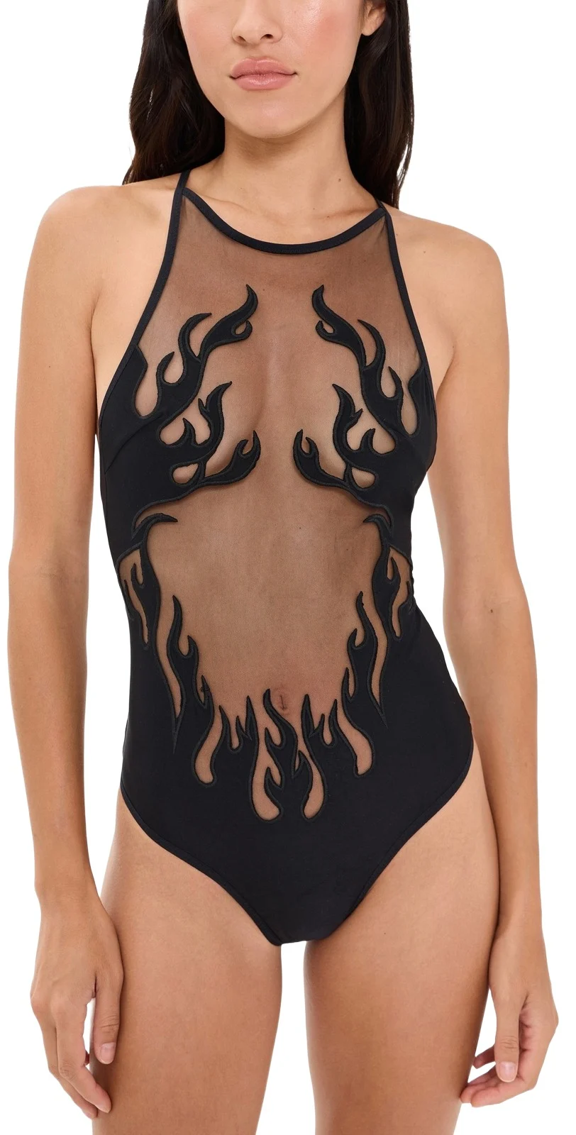 Thistle and Spire Smokin Mirrors Thong Bodysuit