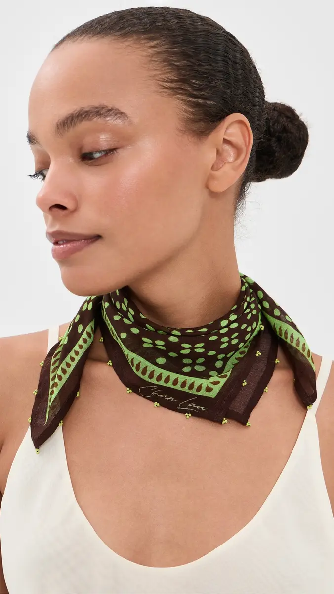 CHAN LUU Beaded Floral Bandana | Thumbnail 3