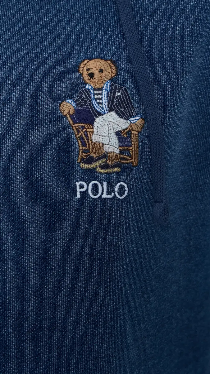 Polo Ralph Lauren Original Label Indigo Terry Newport Bear Hoodie | Thumbnail 6 Polo Ralph Lauren Original Label Indigo Terry Newport Bear Hoodie | Thumbnail 6