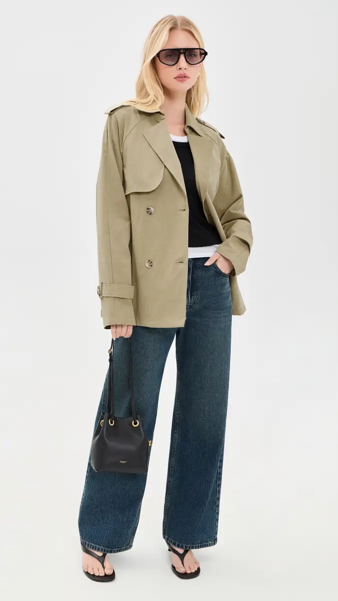 LIONESS Cropped Trencherous Coat | Thumbnail 5 LIONESS Cropped Trencherous Coat | Thumbnail 5