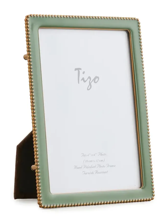 Tizo Design Beaded Enamel Frame 4x6