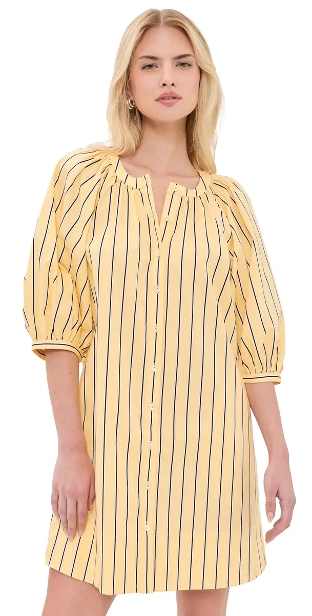 Staud Vincent Mini Dress onday Stripe | Image 1 Staud Vincent Mini Dress onday Stripe | Image 1