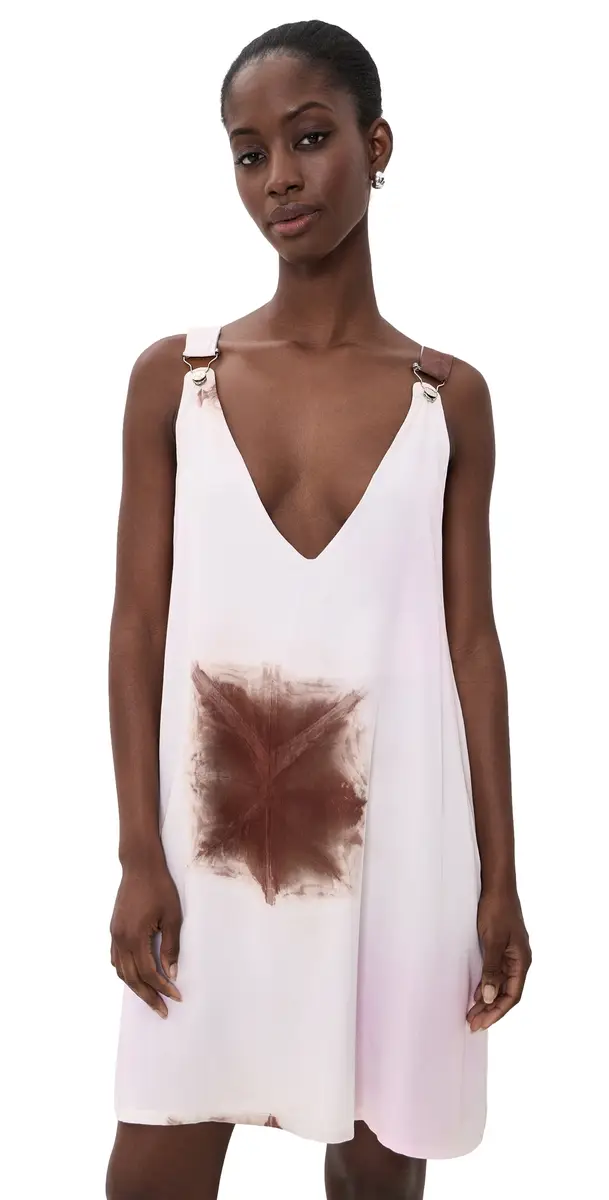 Busayo Fola Dress Pink/Brown/White | Image 1 Busayo Fola Dress Pink/Brown/White | Image 1