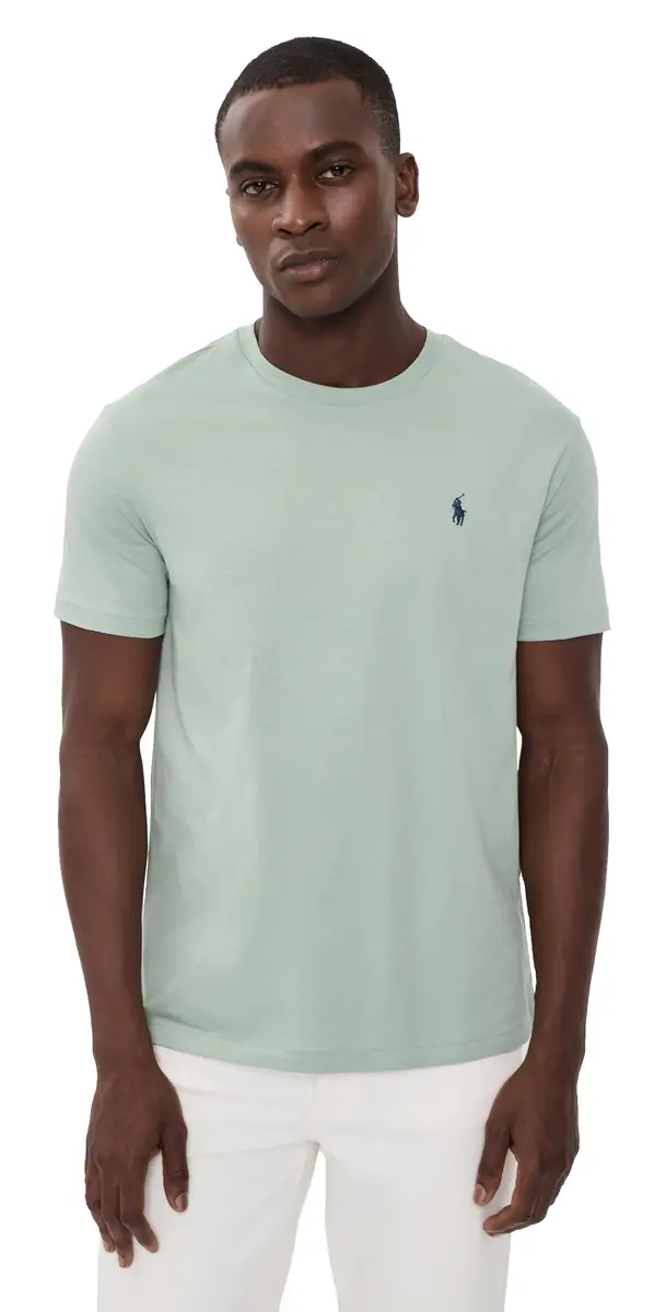 Polo Ralph Lauren tandard Fit Jersey Crewneck Tee Light Green | Image 1 Polo Ralph Lauren tandard Fit Jersey Crewneck Tee Light Green | Image 1