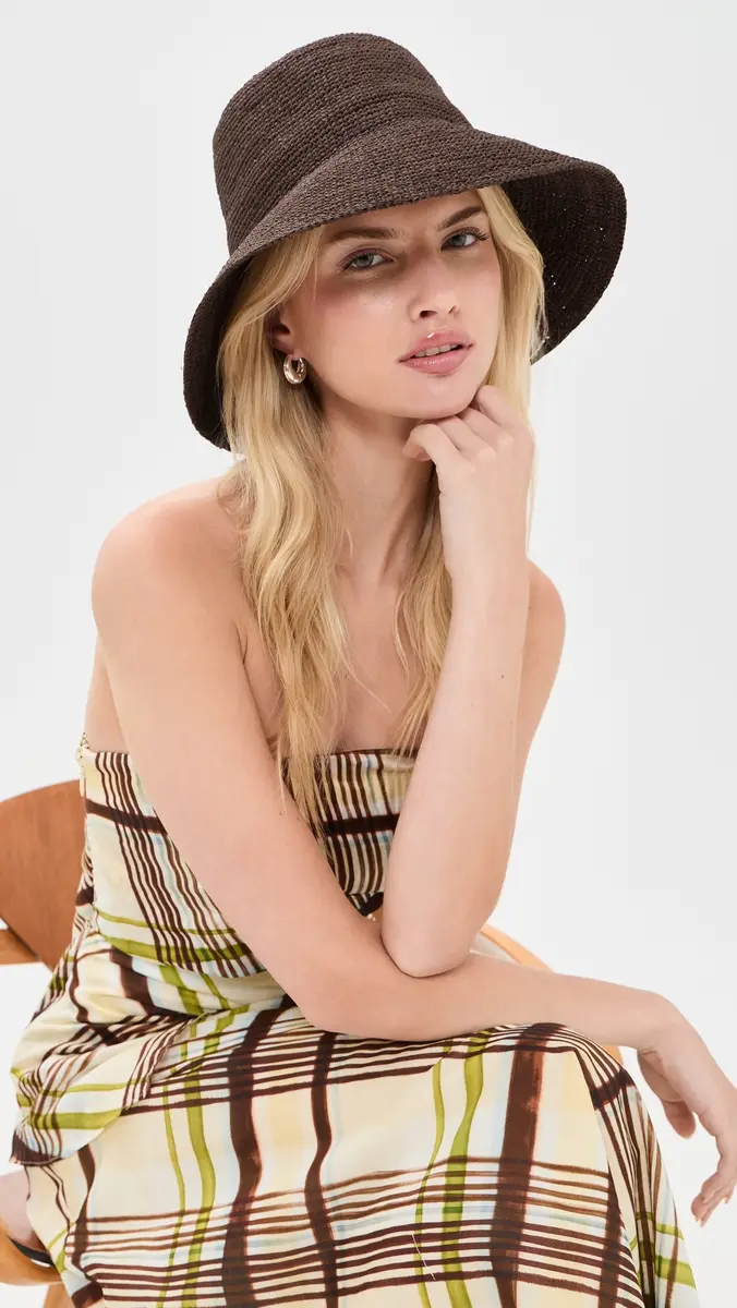 JANESSA LEONE Felix Raffia Hat | Thumbnail 3
