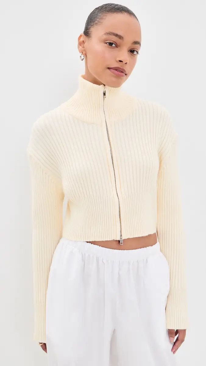 LIONESS Priority Knit Zip Cardigan | Thumbnail 2 LIONESS Priority Knit Zip Cardigan | Thumbnail 2