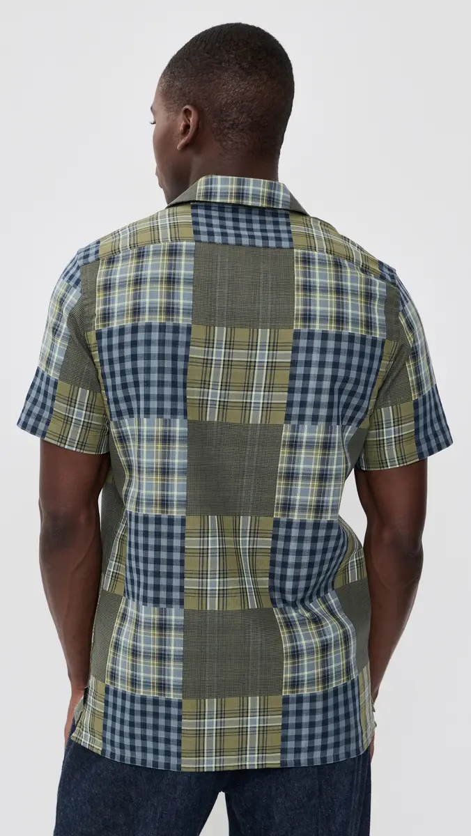 PS Paul Smith Short Sleeve Patchwork Shirt | Thumbnail 3