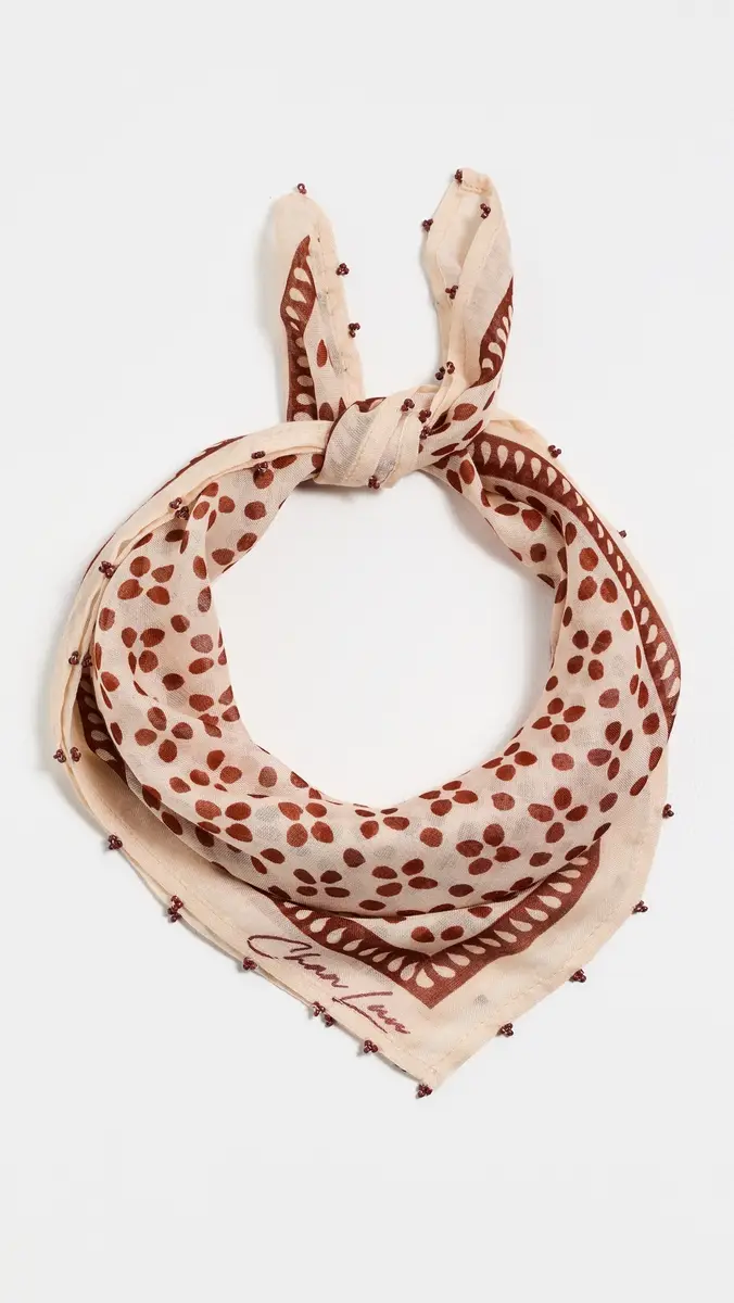 CHAN LUU Beaded Floral Bandana | Thumbnail 2