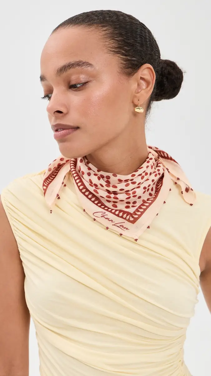 CHAN LUU Beaded Floral Bandana | Thumbnail 3