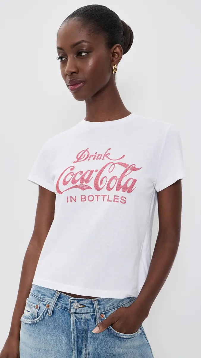 RE/DONE Coke In Bottles Classic Tee Optic White | Thumbnail 2 RE/DONE Coke In Bottles Classic Tee Optic White | Thumbnail 2