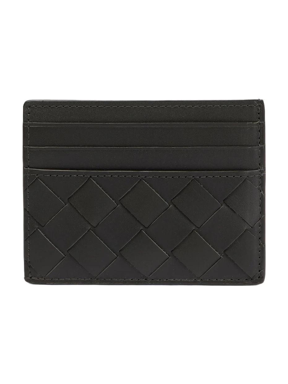 Bottega Veneta Intrecciato leather cardholder