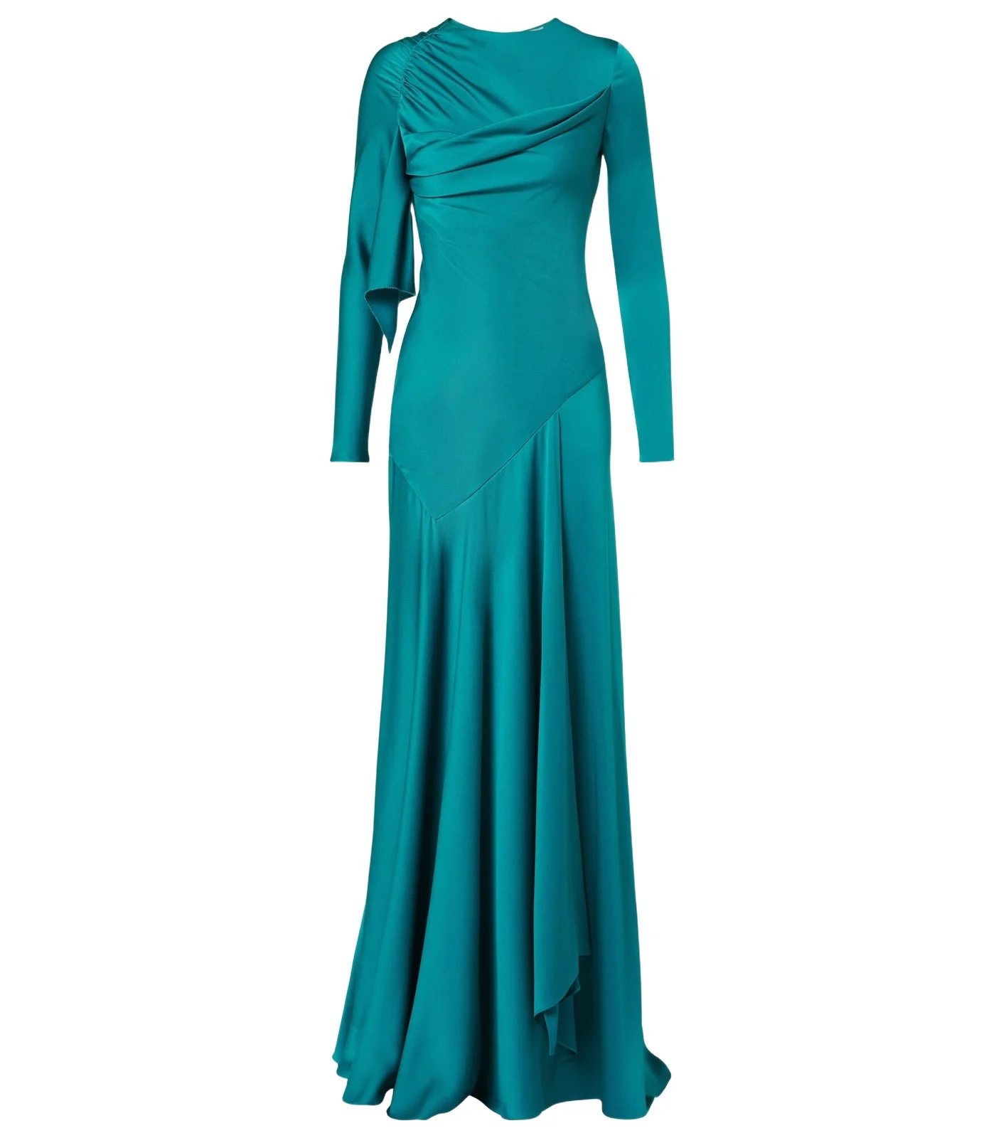 Draped satin gown Draped satin gown
