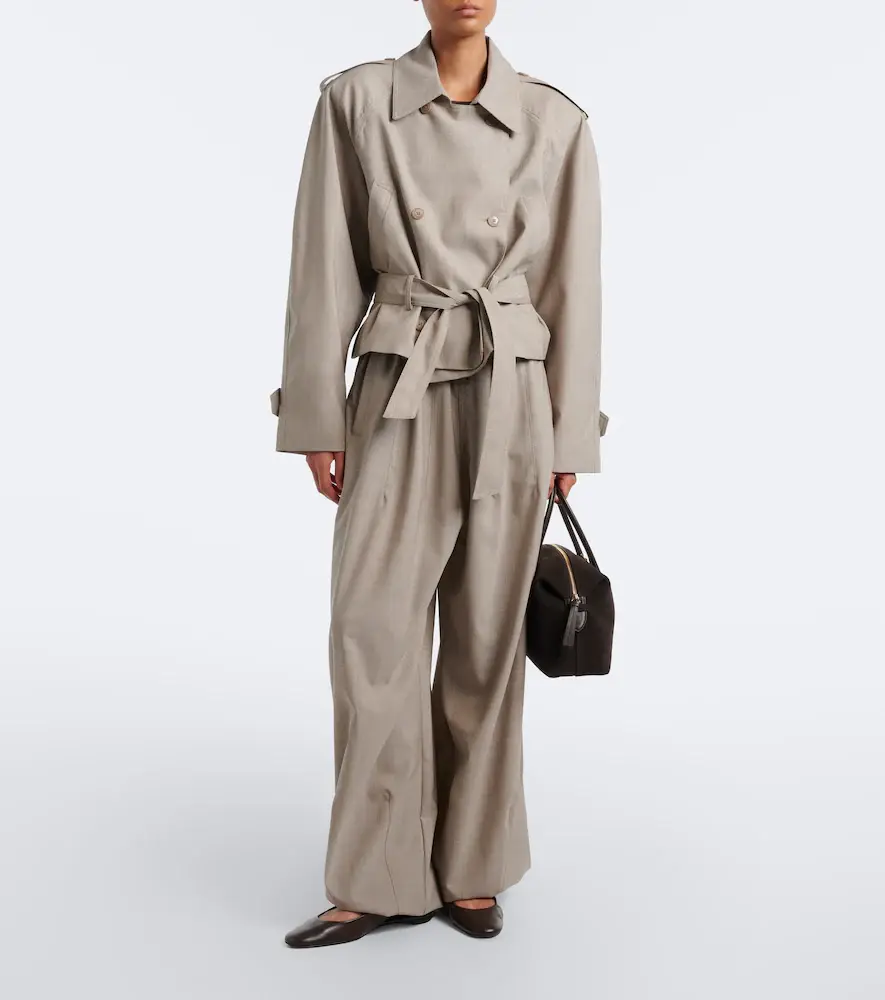 The Frankie Shop Stan belted wool jacket | Thumbnail 3 The Frankie Shop Stan belted wool jacket | Thumbnail 3