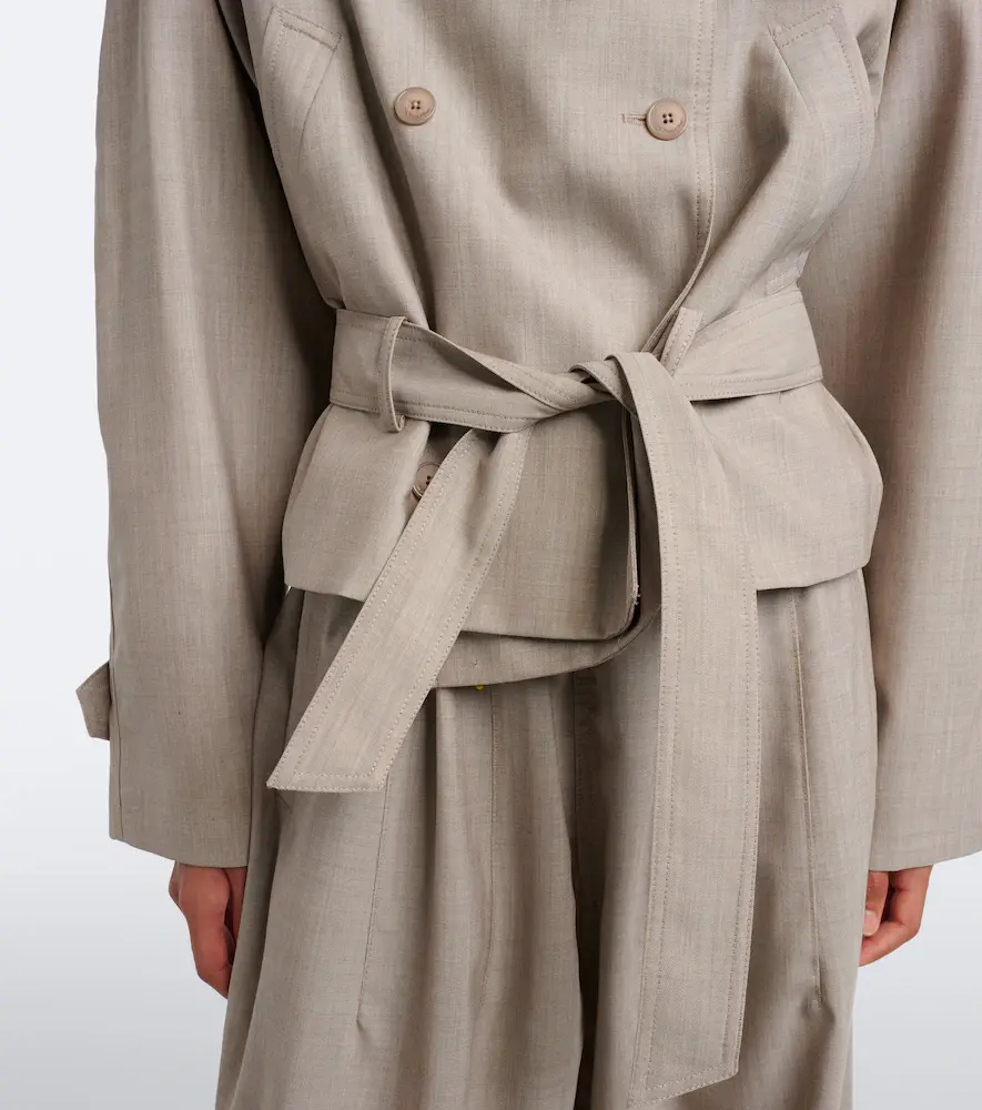 The Frankie Shop Stan belted wool jacket | Thumbnail 5 The Frankie Shop Stan belted wool jacket | Thumbnail 5