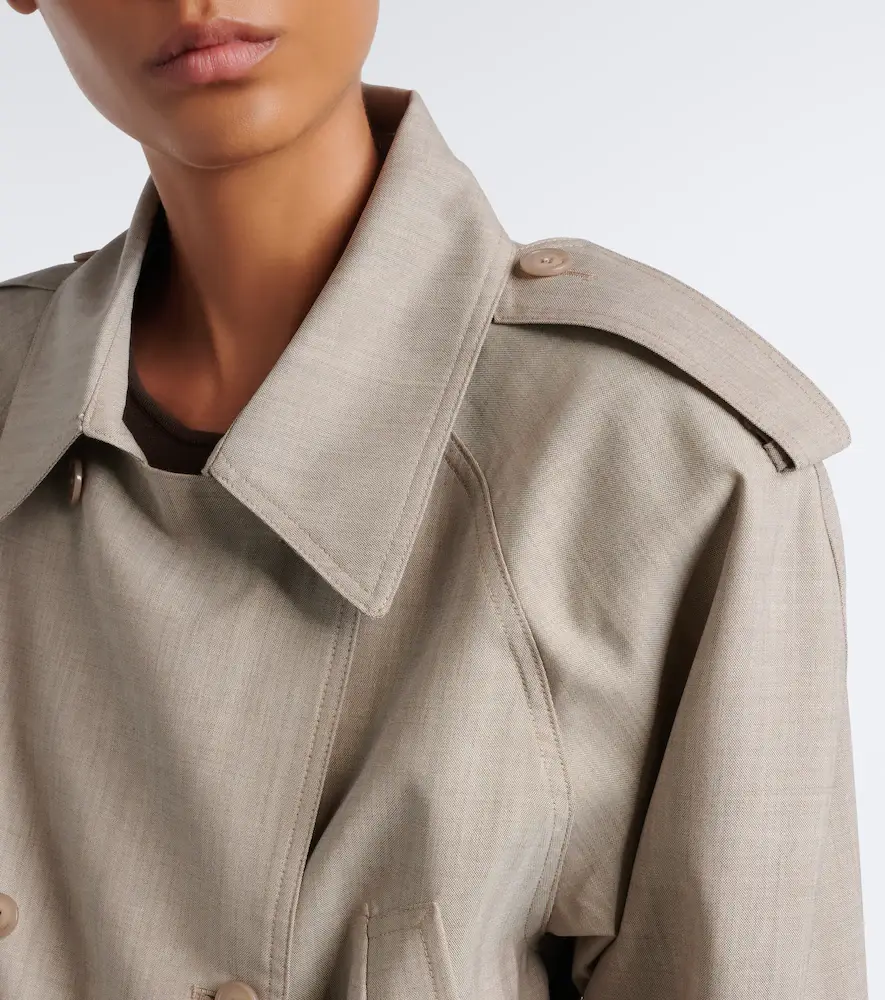 The Frankie Shop Stan belted wool jacket | Thumbnail 6 The Frankie Shop Stan belted wool jacket | Thumbnail 6