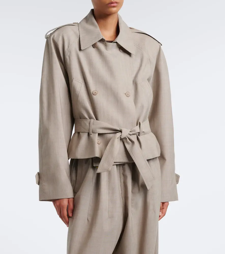 The Frankie Shop Stan belted wool jacket | Thumbnail 7 The Frankie Shop Stan belted wool jacket | Thumbnail 7