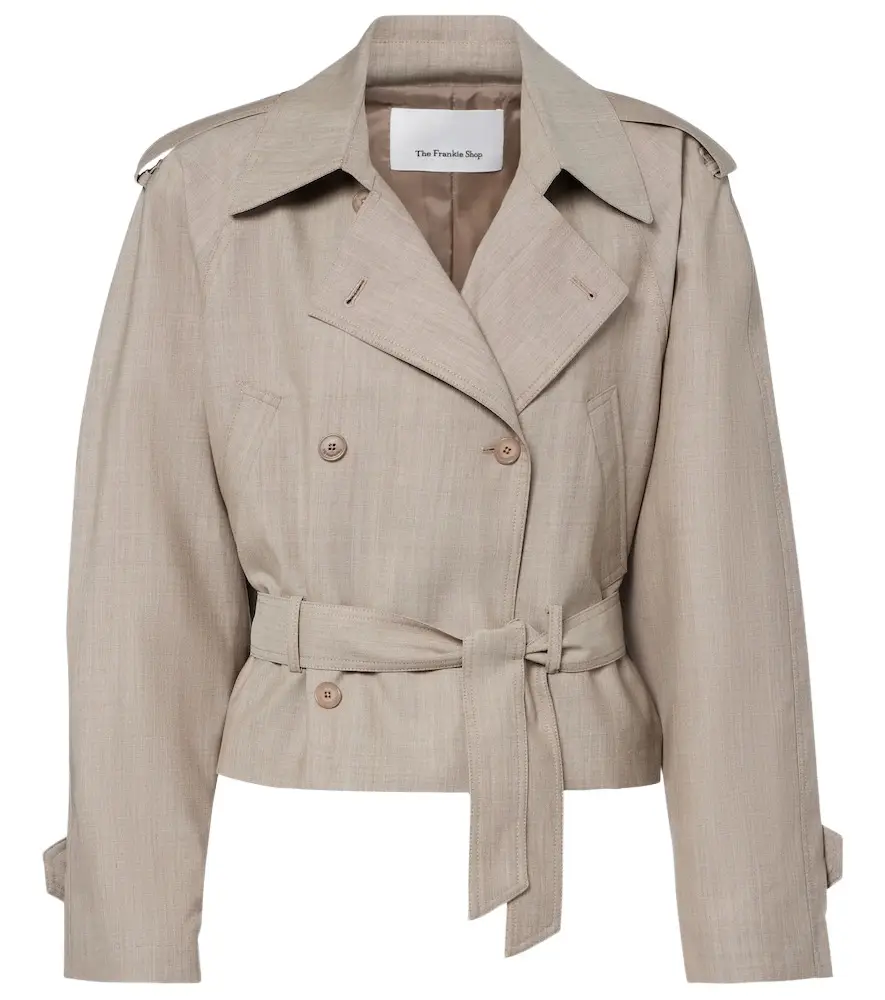 Stan belted wool jacket Stan belted wool jacket