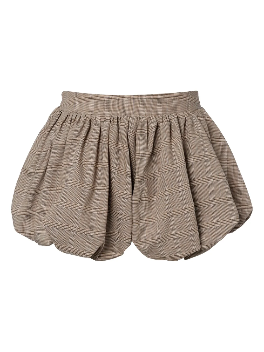 Alina checked wool-blend shorts Alina checked wool-blend shorts