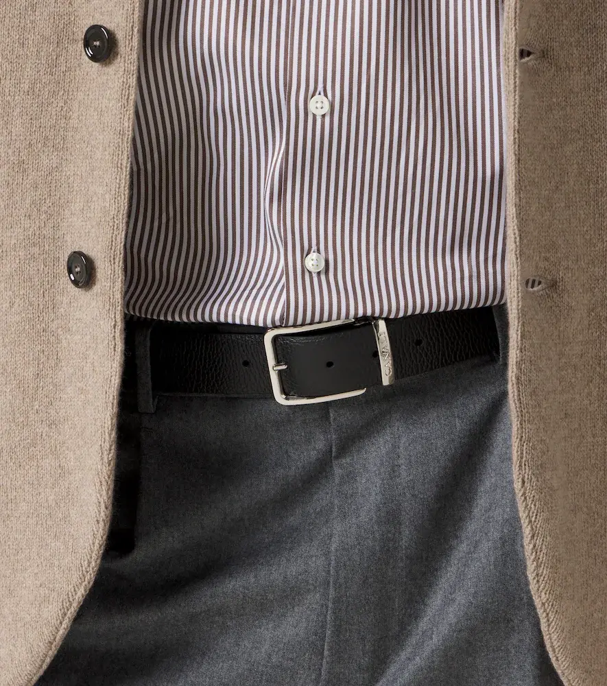 Canali Leather belt | Thumbnail 3