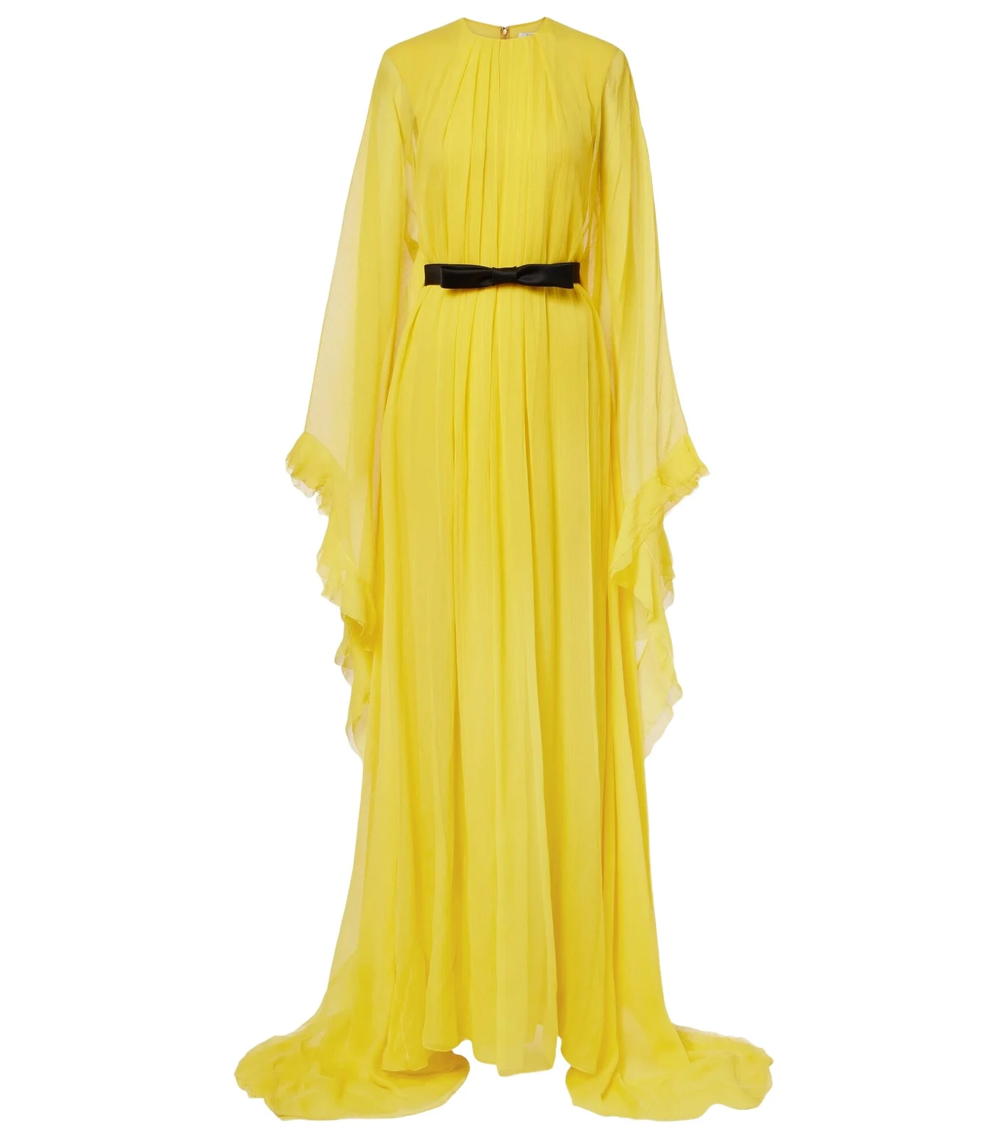 Belted silk gown Belted silk gown