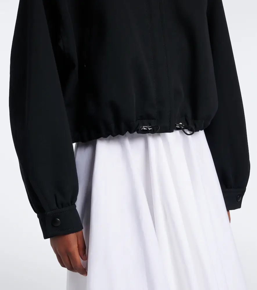 Givenchy Leather-trimmed cotton and wool jacket | Thumbnail 6 Givenchy Leather-trimmed cotton and wool jacket | Thumbnail 6