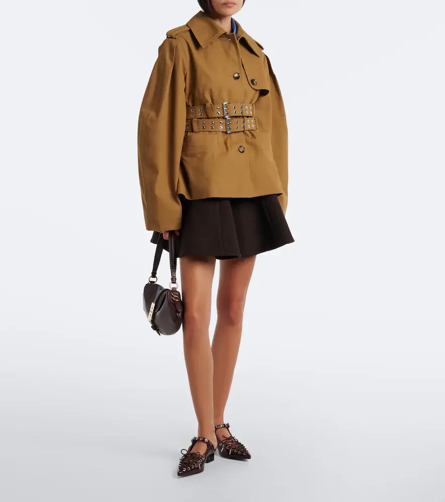 Ganni Cotton jacket | Thumbnail 5 Ganni Cotton jacket | Thumbnail 5