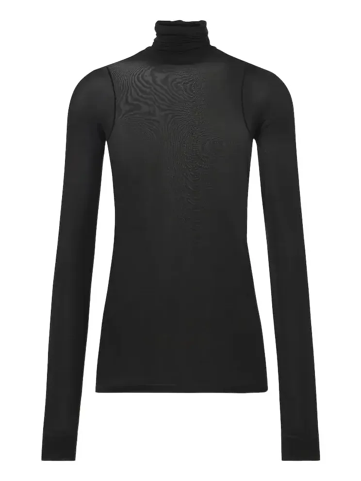Saint Laurent Jersey turtleneck top