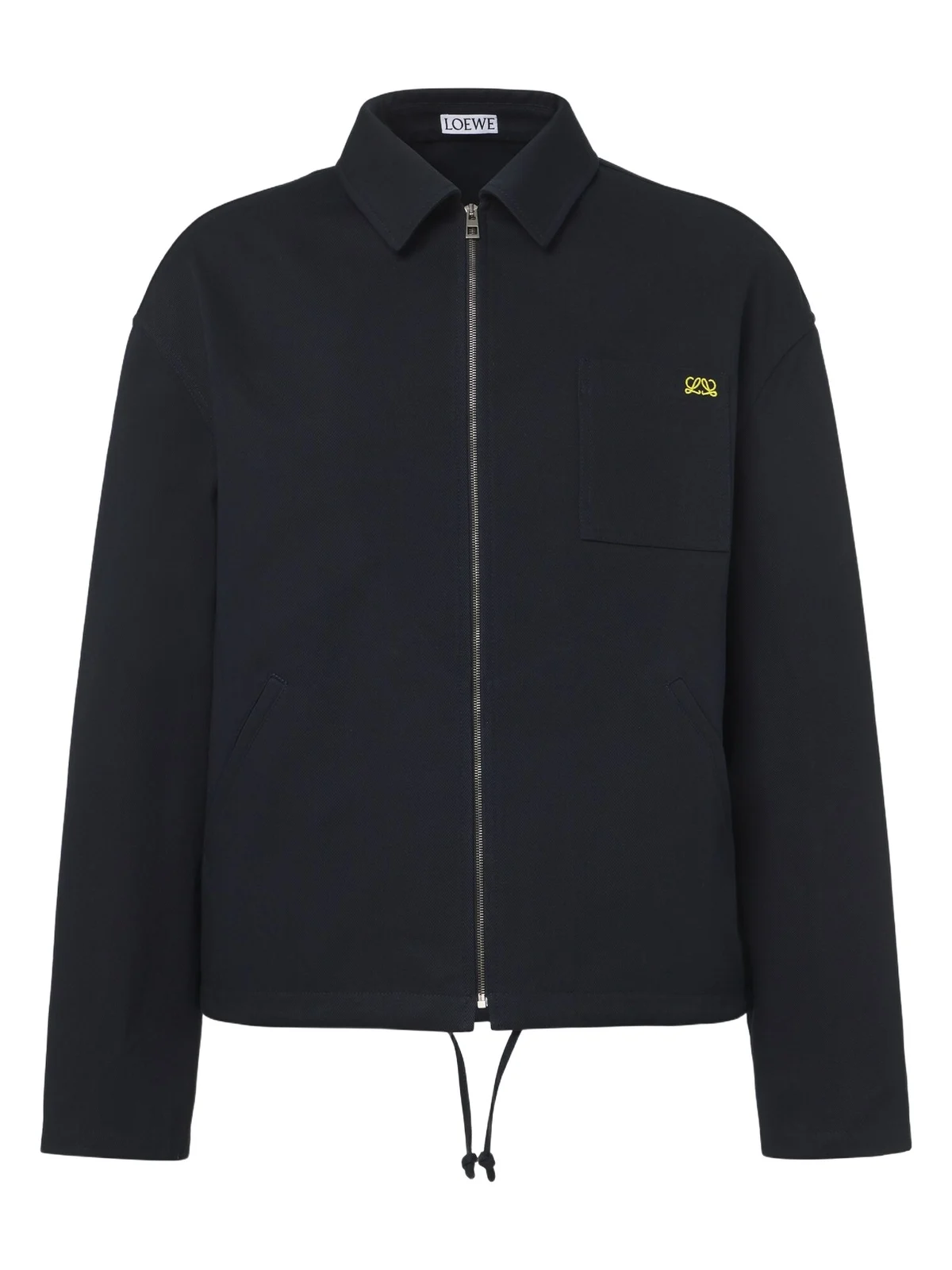 Logo embroidered cotton jacket Logo embroidered cotton jacket