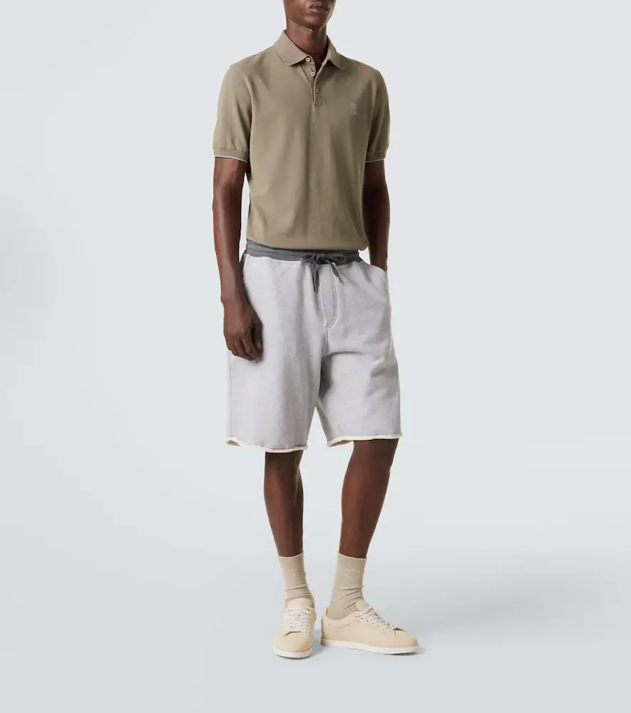 Brunello Cucinelli Logo cotton piqué polo shirt | Thumbnail 3 Brunello Cucinelli Logo cotton piqué polo shirt | Thumbnail 3