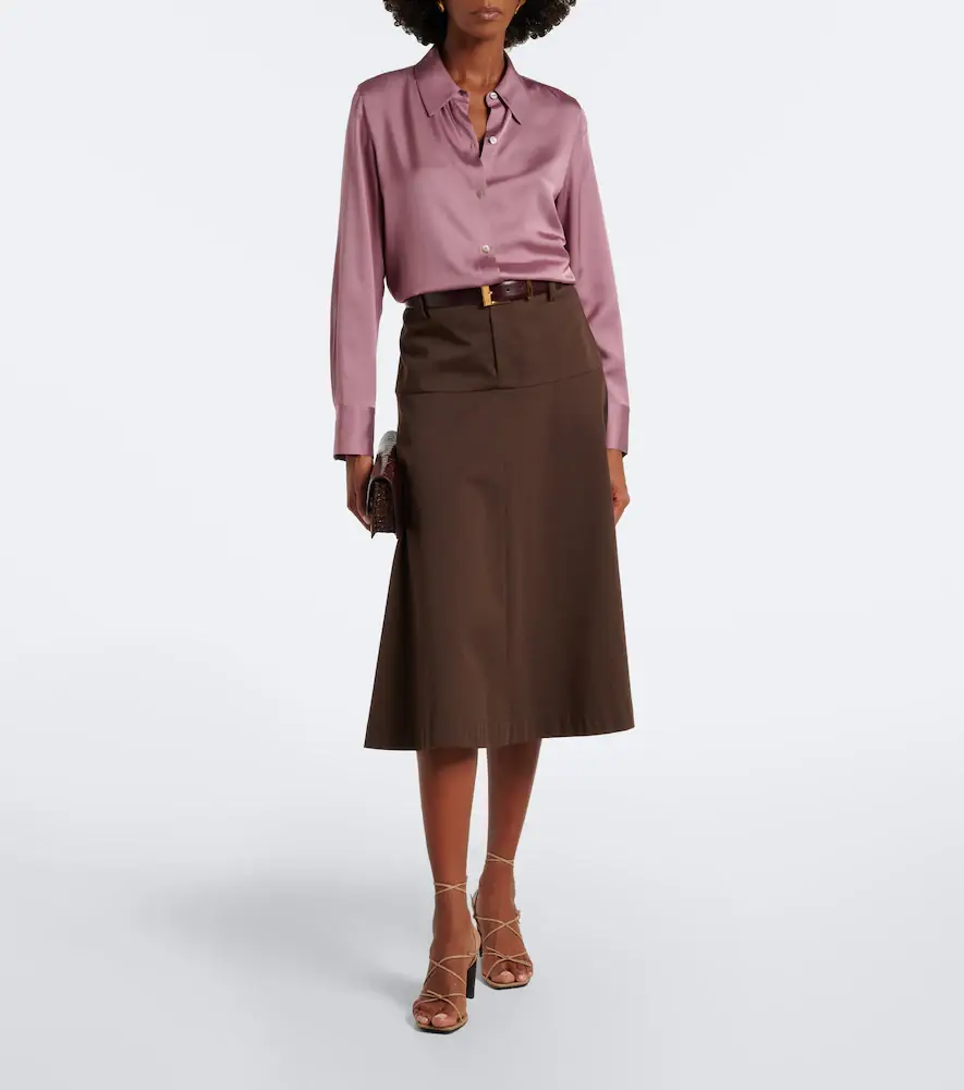 Vince Silk-blend shirt | Thumbnail 6 Vince Silk-blend shirt | Thumbnail 6