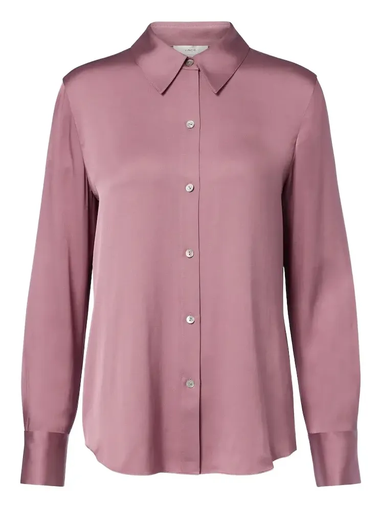 Silk-blend shirt